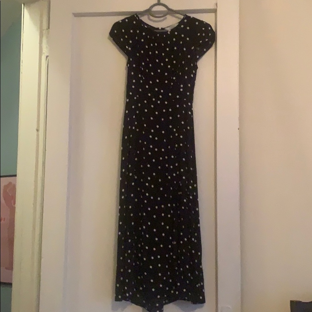& other stories polka dot dress
